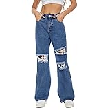 VIPONES Womens Wide Leg Jeans High Waist Baggy