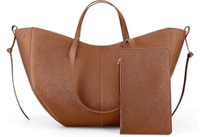 Juoxeepy Work Bag Faux Leather Tote Bag for Women Trendy Handbag Purse Fall Shoulder Bag with Magnetic Closure