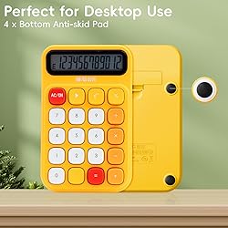 M&G Desktop Calculator 12 Digit Mechanical Switch