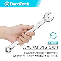 DURATECH 22mm Combination Wrench, Metric, CR-V