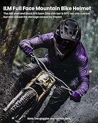 ILM Adult Mountain Bike Helmet Men & Women Full