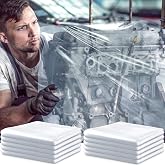 Datanly 10 Pcs Clear Plastic Engine Storage Bags Waterproof Covers | 39.4 X 47.2 Inch Size, Bulk Pack, See Through Design, Moisture Resistant, Long Term Protection During Auto Repair