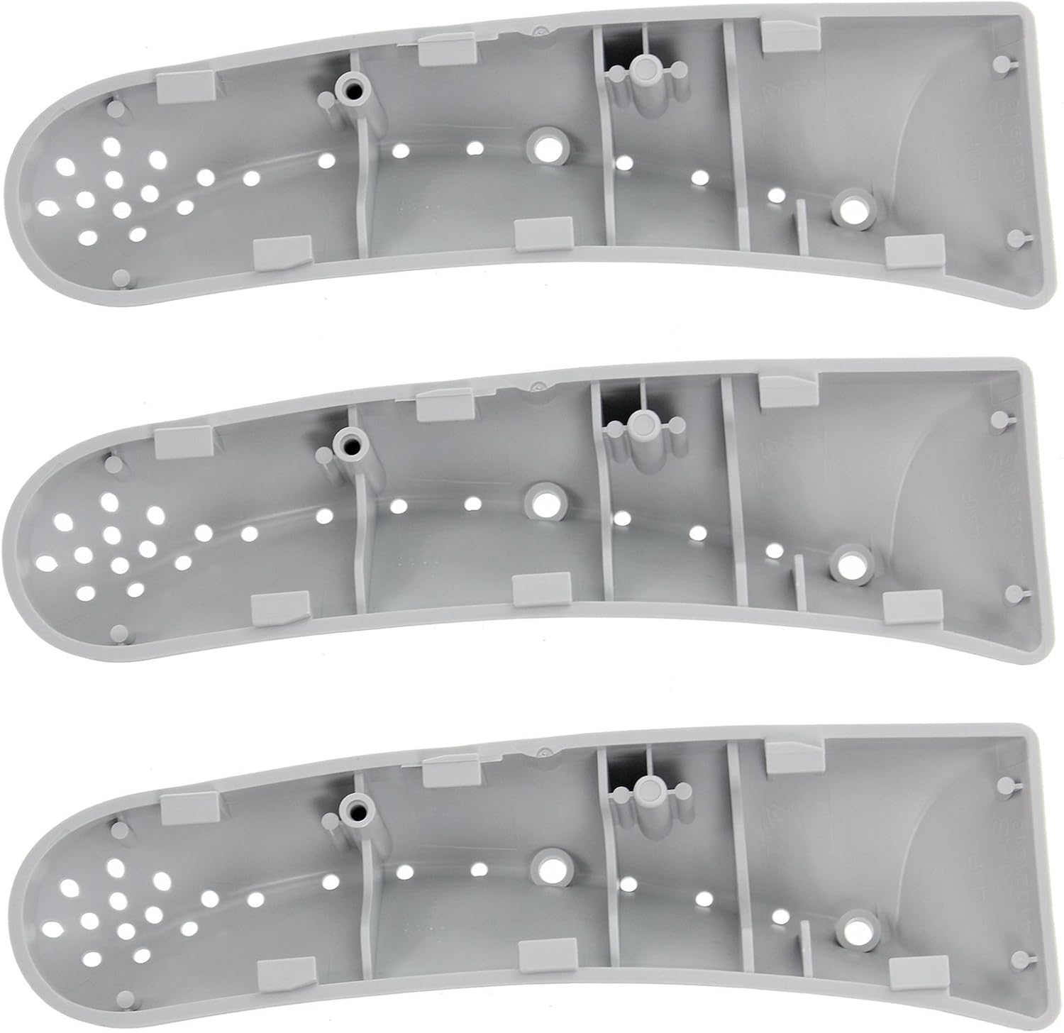 Genuine Candy Washing Machine Drum Paddles/Lifter Arms (6 Lug/Clip, 180 x 53 mm, Pack of 3), White - Image 3