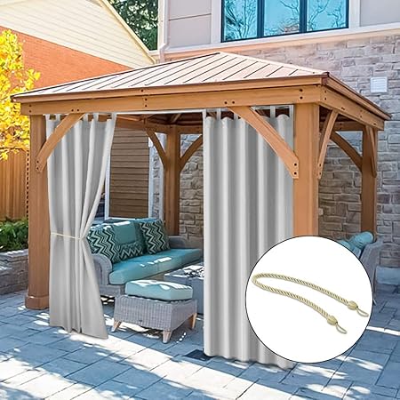 Cortinas exterior pergola 【TOP 2021】 | Las mejores pérgolas del mercado.