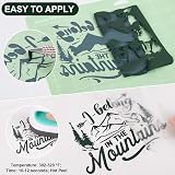 VINYL FROG HTV 12x12ft Maroon Dark Green Heat Transfer Vinyl Roll view 3