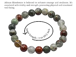 Rhodonite Bracelet for Women Men's Gifts