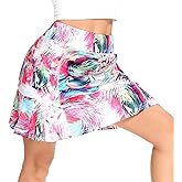 WOWENY Women's Tennis Golf Athletic Skorts Skirts for Women with Pockets High Waist Workout Runnning Skirt Casual