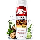 Milcu Gugo Herbal Shampoo with Aloe Vera, 6.76 fl oz (200 ml) | Volumizing Shampoo for Fine &amp; Thinning Hair &ndash; Daily Scalp Cleansing, Fuller-Looking Hair, Tropical Breeze Scent