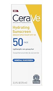 Cerave 100% Mineral Sunscreen SPF 50