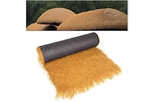 Artificial Thatch Roofing, Thatched House Tiles Rugs Carpet Thatch Roofing DIY Mexican Straw Roof Artificial Thatch Panel for