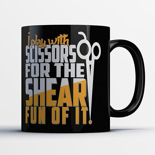Amazon Com Hair Stylist Coffee Mug Shear Fun Funny 11 Oz