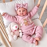 BABESIDE Lifelike Reborn Baby Dolls Girl, 20 Inch Cute Realistic Newborn Baby Doll, Soft Vinyl Poseable Real Life Baby Dolls with Accessories for 3+ Year Old Girls Gifts, Pretend Play, Collection
