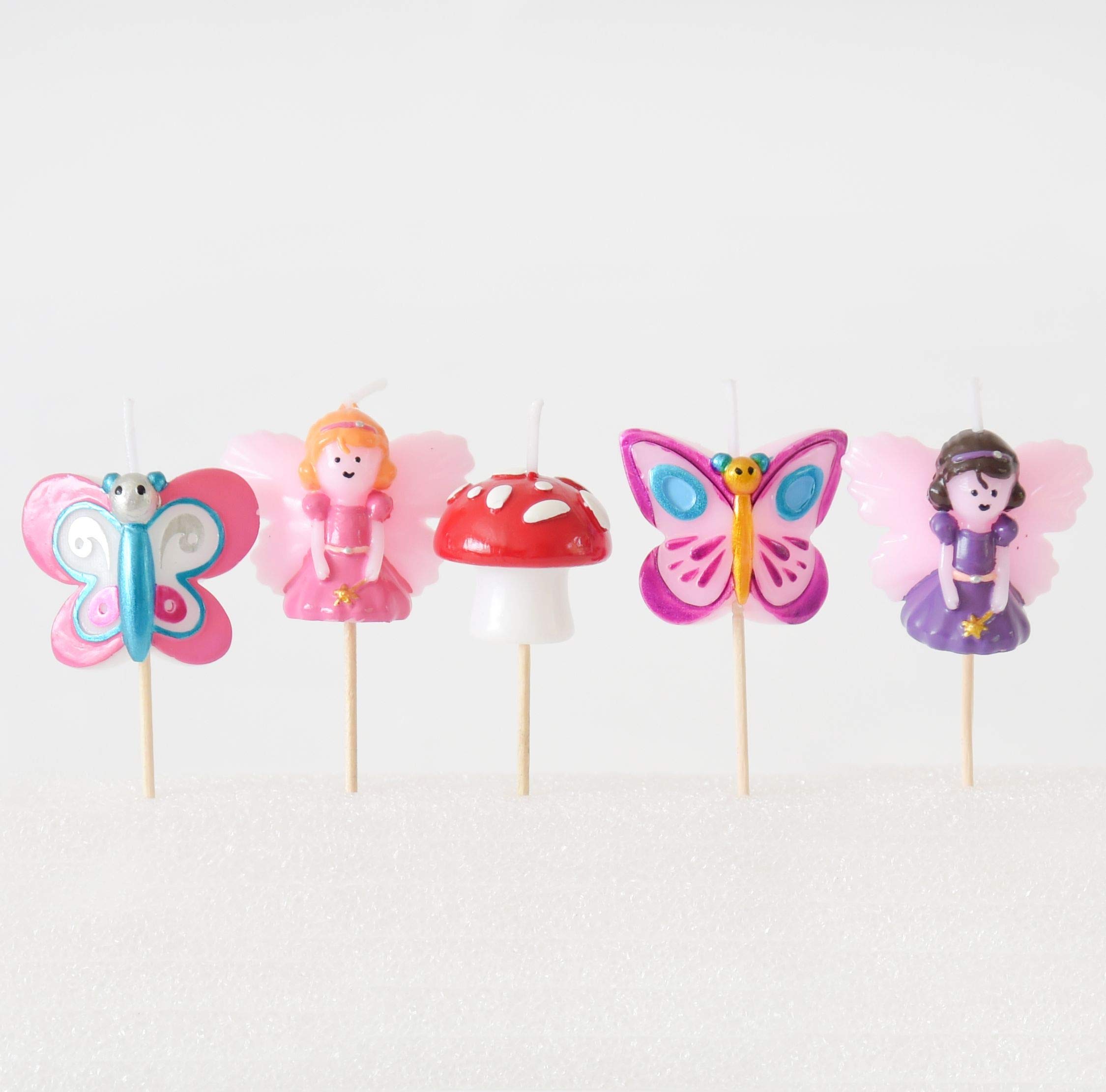 Smiling Faces Birthday Candles for Cake Topper Decoration Design Animals Pirate Football 1 30 40 50 21 Number Candle Easy to Use Perfect for Parties & Special Occasions – Fairy