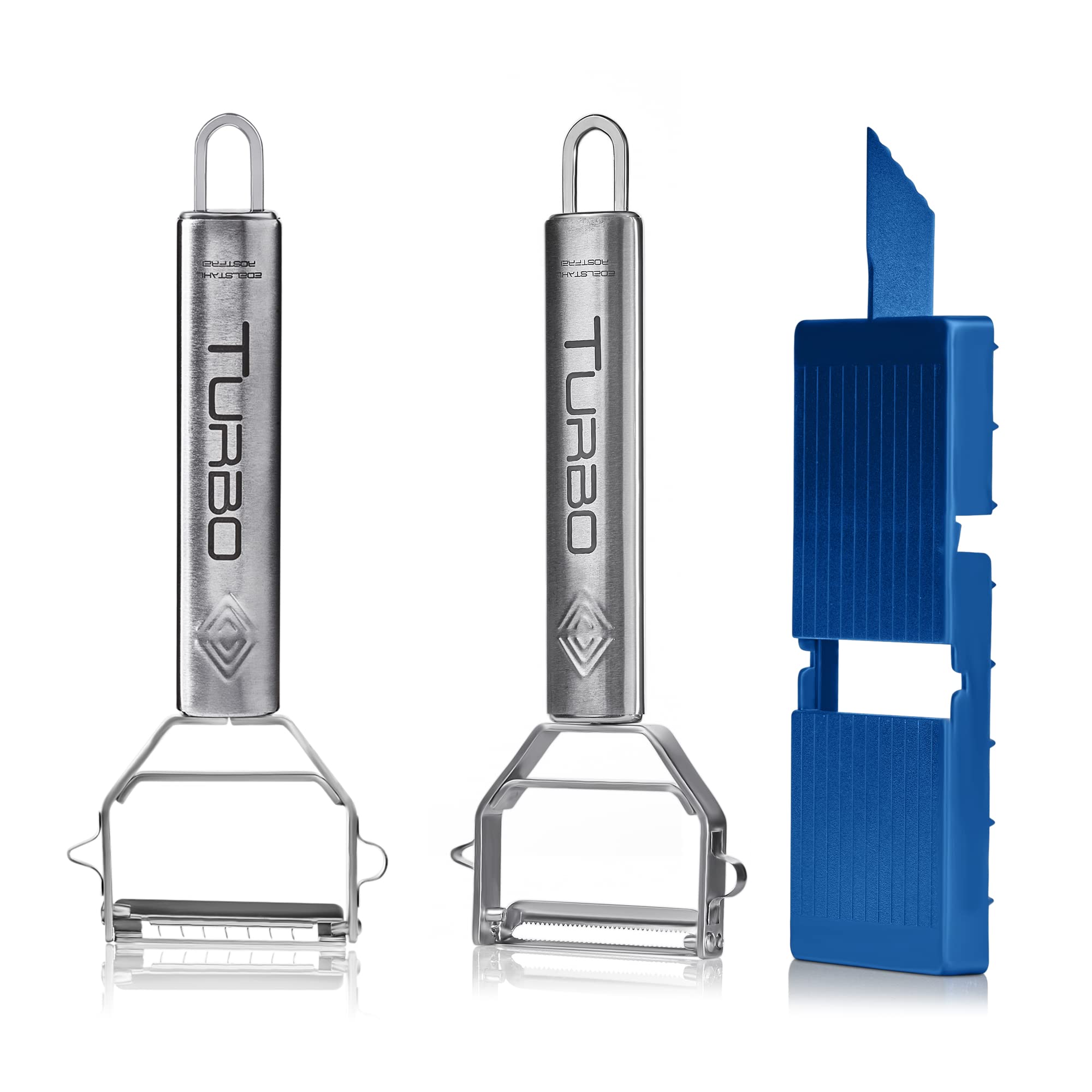 TURBO PRODUKTE Turbo Combi & Julienne Cutter Small Peeler (Pack of 3)