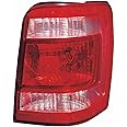 DEPO 330-1938R-UC Replacement Passenger Side Tail Light Assembly (This product is an aftermarket product. It is not created or sold by the OE car company), Red
