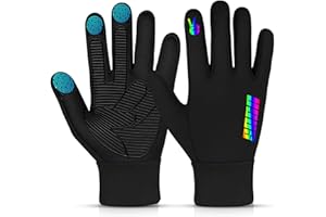 SAGA SPORTS Kids Winter Gloves – Warm Cold Weather Gloves for Boys & Girls – Touchscreen Compatible for Snow, Ski, Cycling