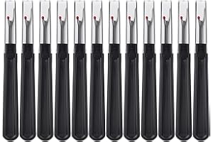 ESHATO 12 Pieces Sewing Seam Rippers,Stitch Thread Unpicker and Cutter for Crafting (Black)