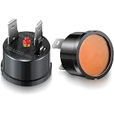 2 Pack 6750CL0001D Compressor Overload Protector Compatible with LG Kenmore | Compatible with LG Kenmore 6750CL0001D Replacement, Automatic Overload Protection, Durable PVC Steel Construction