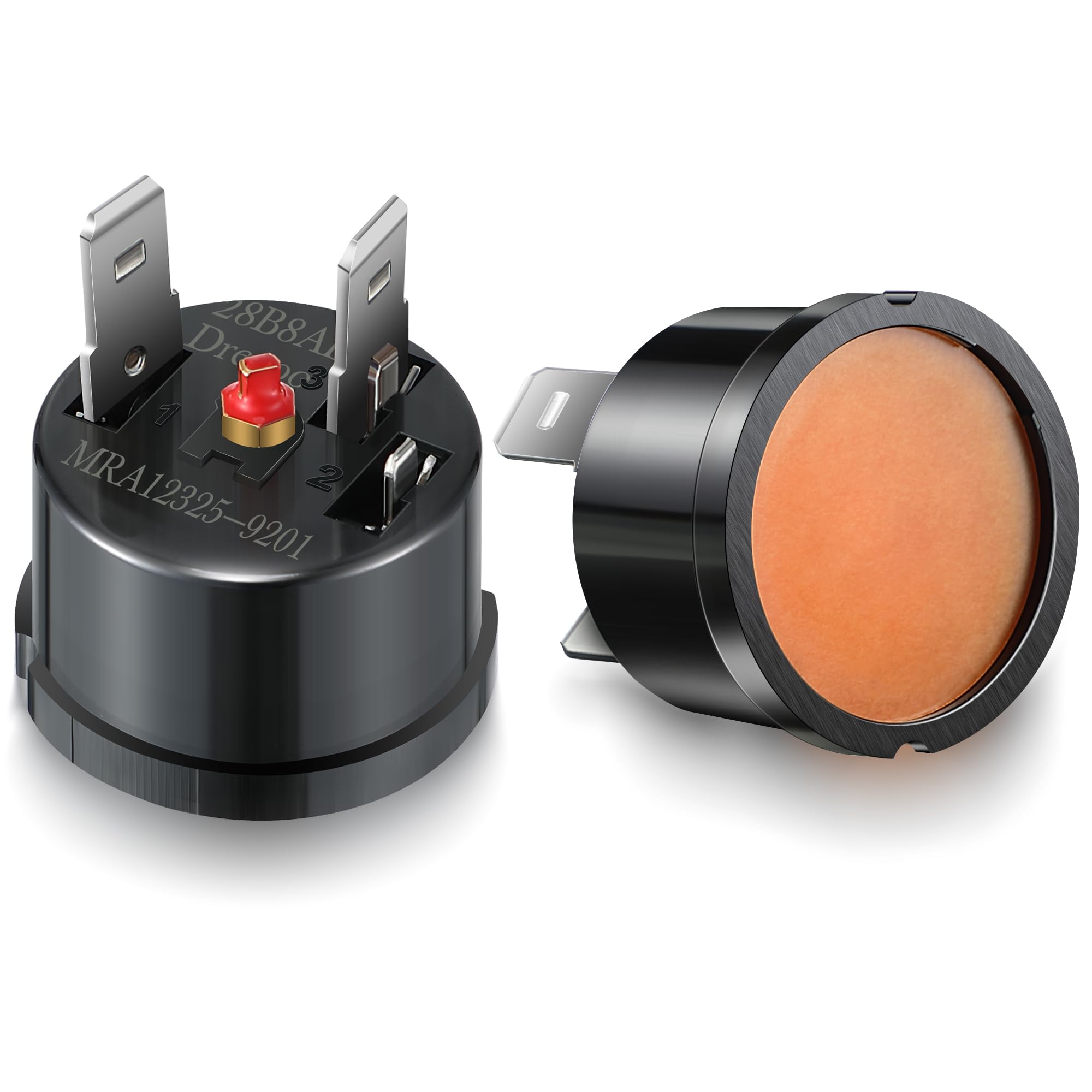 Photo 1 of Dreyoo 2 Pcs Refrigerator Compressor Overload Protector Compatible with 6750CL0001D/LG and Kenmore Refrigerators Compressor Thermistor Assembly Parts