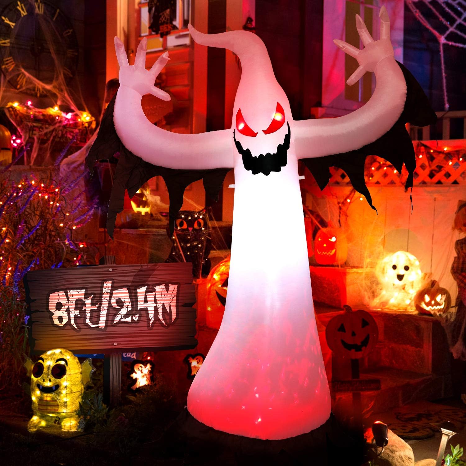 WEWILL Inflables de Halloween Decoraciones de Fantasmas Haunters de