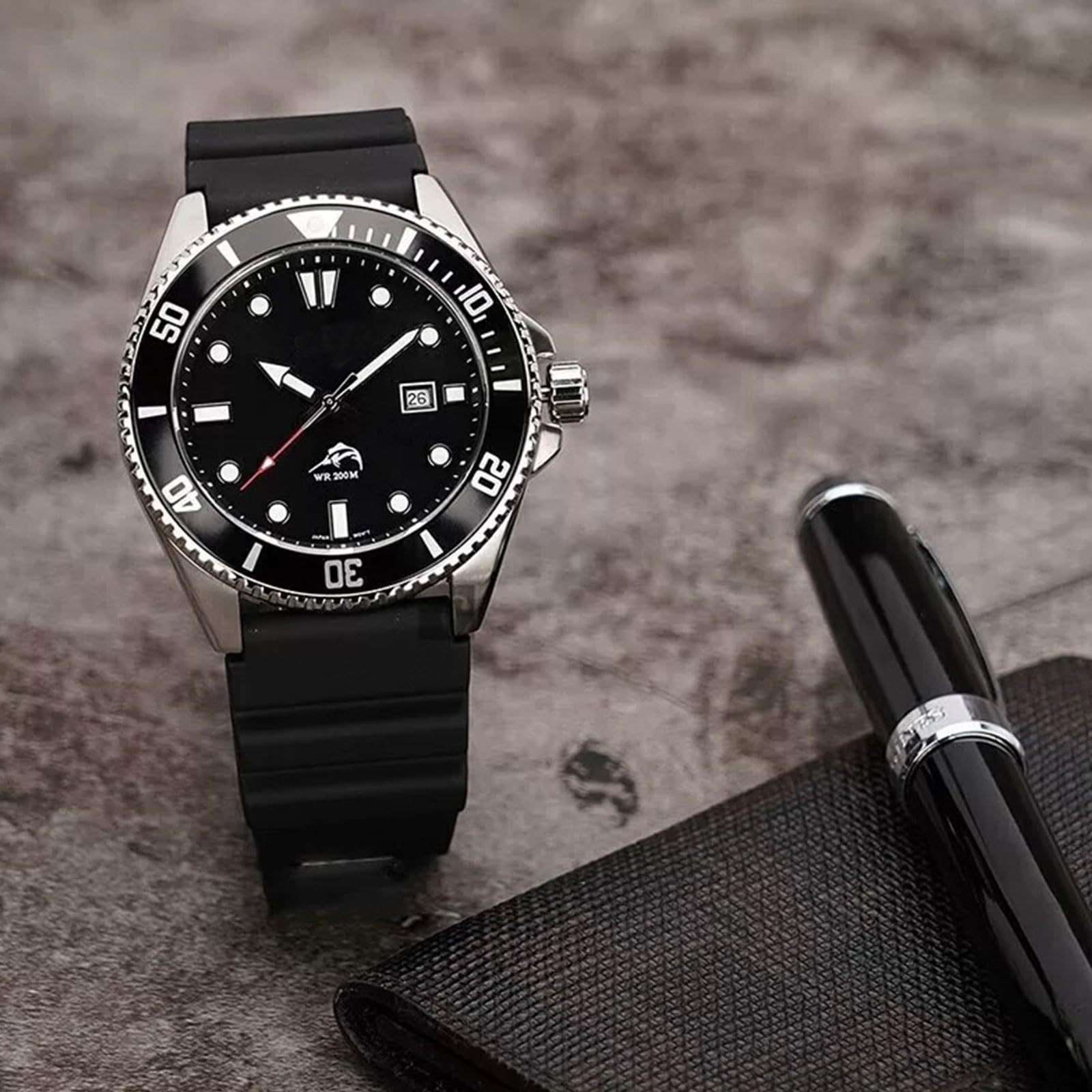 Compatible with Casio MDV106-1AV/MTP-VD01 Watches，22 mm Watch Band for Men's Casio MDV-106 Series Strap Replacement