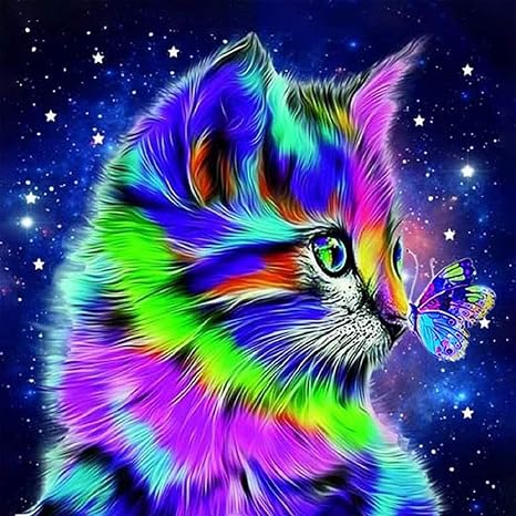 Amzkoi Diamant Malere Kits Diy 5d Diamond Painting Set Katze Malen Nach Zahlen Diamant Anfanger Diamant Painting Bilder Arts Craft Fur Home Wand Decor 30 X 30 Cm Amazon De Kuche Haushalt