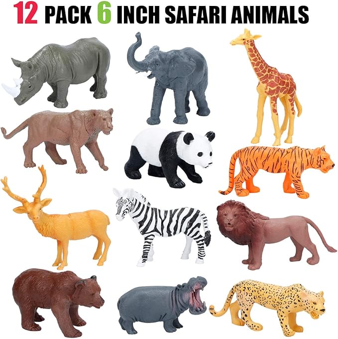 large plastic animal figures