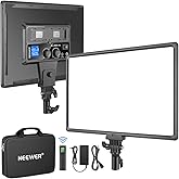 Neewer NL288 LED Video Light with 2.4G Remote, 45W 4800Lux 3200K-5600K CRI 97+ Dimmable Bi-Color 18" Soft Light Panel for Pho