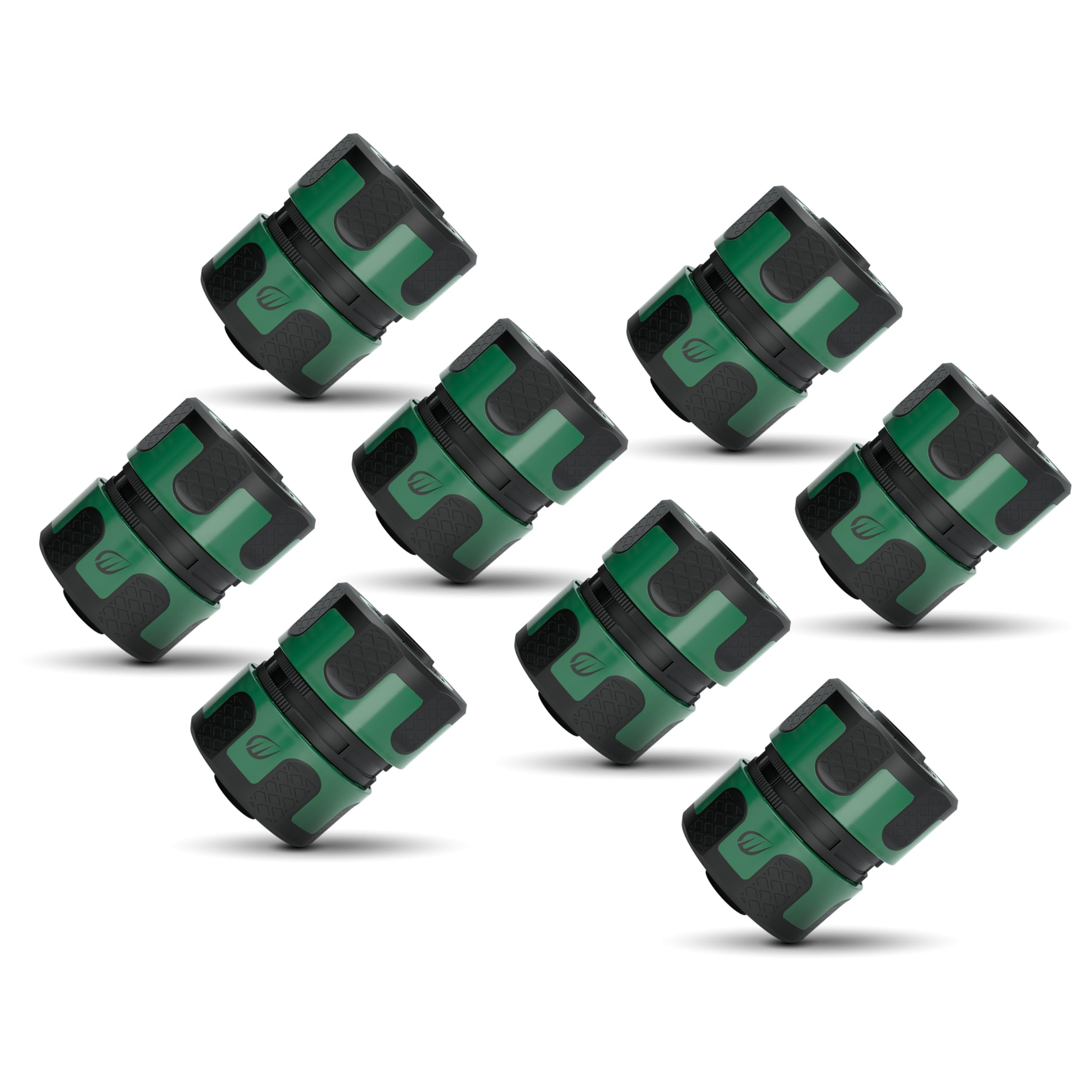 RASENWERK ® - Repair Connector 3/4 Inch - Water Hose Connector - Accessories for Garden Hose - Hose Repairer - Pack of 8