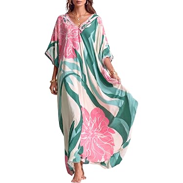 amazon beach cover up dresses beach cover dress SOL SWIM Maxi Beach Cover Up Dress With Open Back L / Black