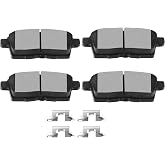 SCITOO D1259 Rear Ceramic Brake Pads Sets | Fit For Ford For Edge 2007-2010,For Lincoln For MKX 2007-2010,For Mazda For CX-7 2007-2012,For Mazda For CX-9 2007-2015