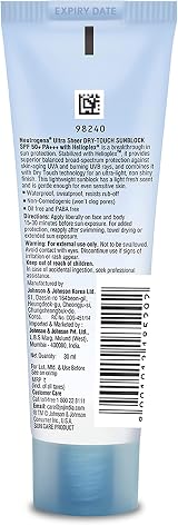 Neutrogena Ultra Sheer Dry-Touch Sunblock SPF 50+ 30ml Sunscreen view 2
