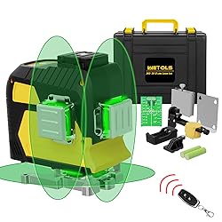 WETOLS Laser Level, 12 Lines 3x360° 3D Green Cross