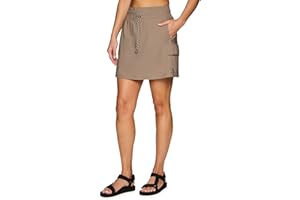 Avalanche Women's Cargo-Style Hiking Skort, Quick Drying Tennis/Golf Skirt with Inner Bike Shorts, Pockets