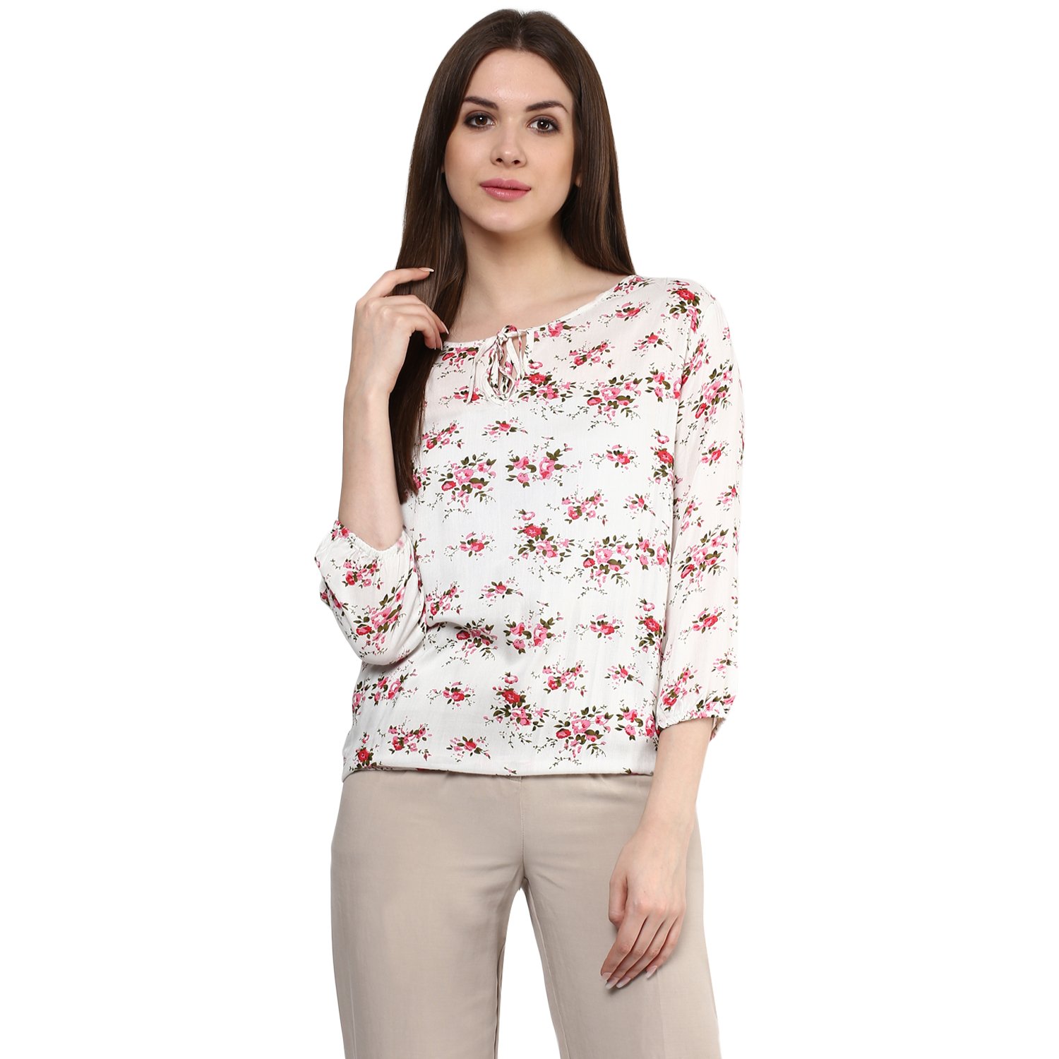 mayra women's rayon top