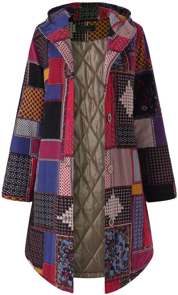Women's Vintage Warm Faux Shearling Coat KIKOY Long Sleeve Casual Lapel Outwear