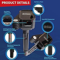 DrCax OEM Ignition Coil UF839 68211953AA Compatible