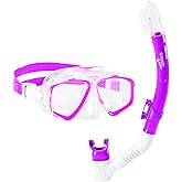 Speedo Kids' Swim Snorkel Dive Mask Anti-Fog with Nose Cover Adventure Series