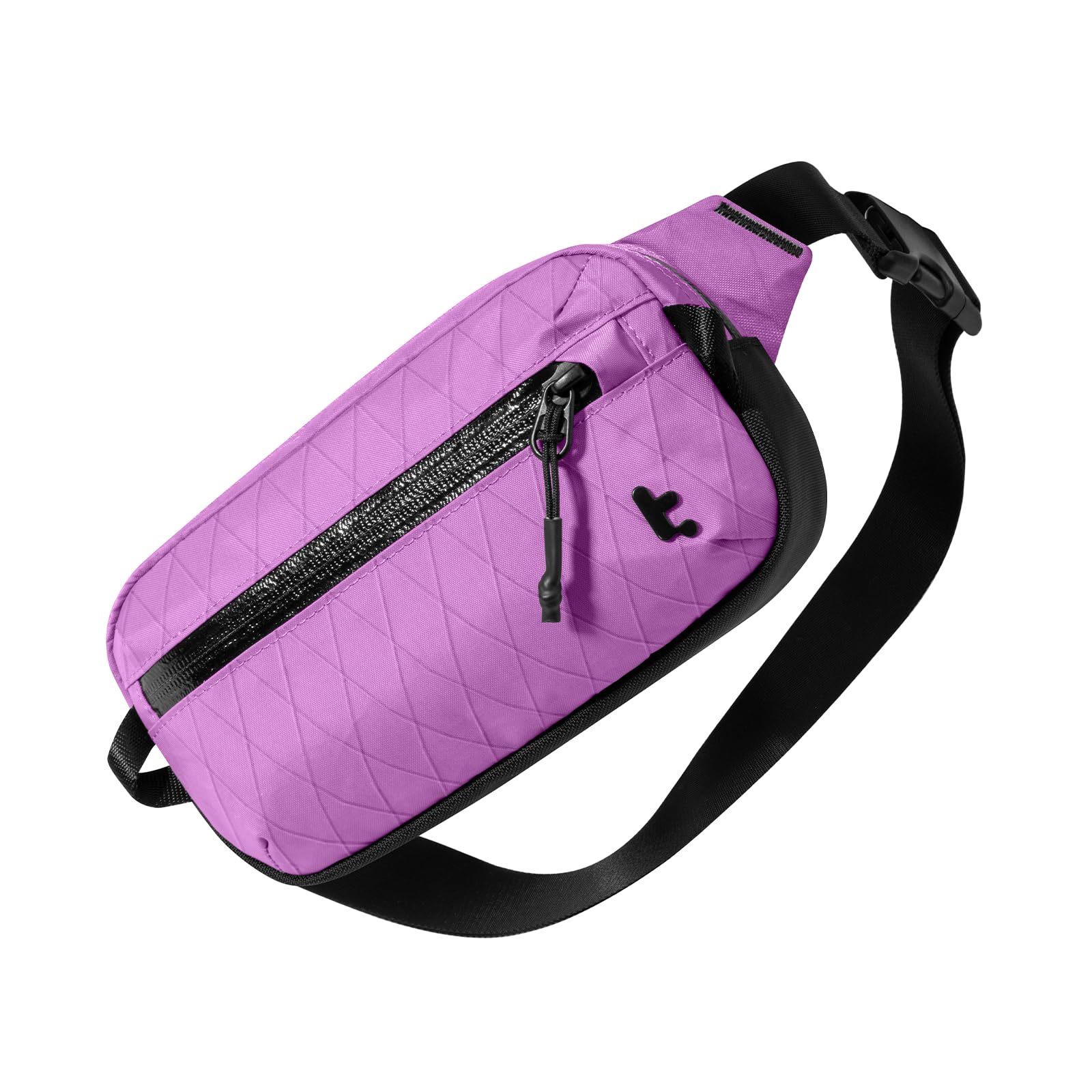 tomtoc 1.5L X-Pac Sling Bag with RFID Blocking, Crossbody Bag Minimalist Chest Shoulder Pack for Men/Women, Water-resistant Lightweight Casual Funny Pack for Travel, Daily Commute Image