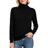 DAIMIDY Turtleneck Sweaters for Women Long Sleeve Pullover Tops | Knitted Material| Soft, Warm and Breathable| High Resilience and Tensile Strength Design| Business Casual Tops| Dailywear