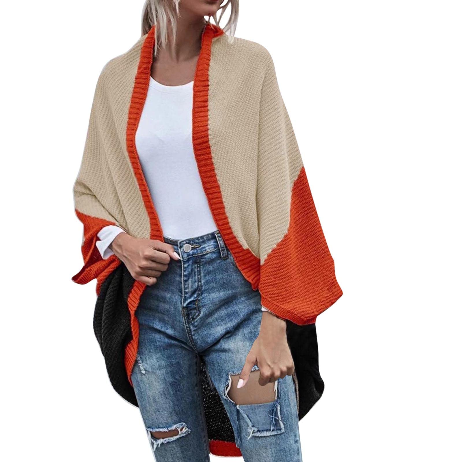 ADJHDFH Cardigan For Women Dressy Lightweight Cape