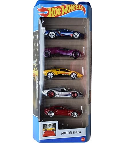 Amazon.com: Hot Wheels HW Motor Show 5-pk : Toys & Games