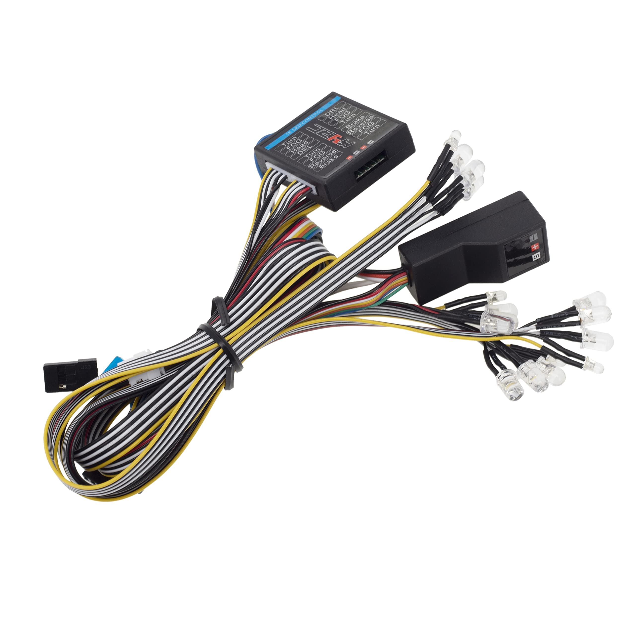 zalati 1:10 1:8 model car linkage light group simulation control light group 14 lights DIY linkage LED light group