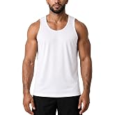 Zengjo Mens Running Singlet Y-Back Quick Dry Athletic Tank Top for Workout | Moisture wicking, Sleeveless, Track, Racing, Gym