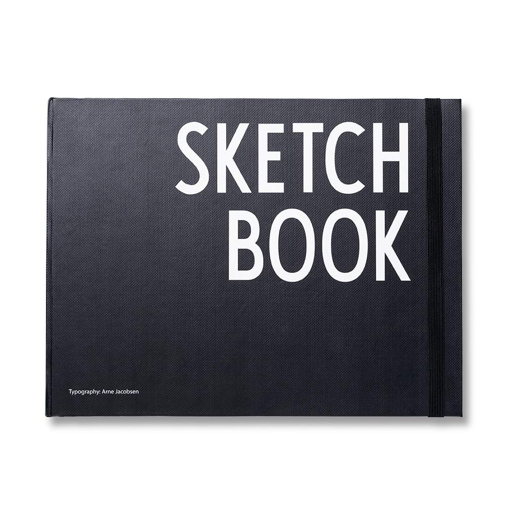 Design Letters Sketch book - Ideal for making sketches and matching notes, the clean pages set no limits on how to use the book, 100 pages — image 1
