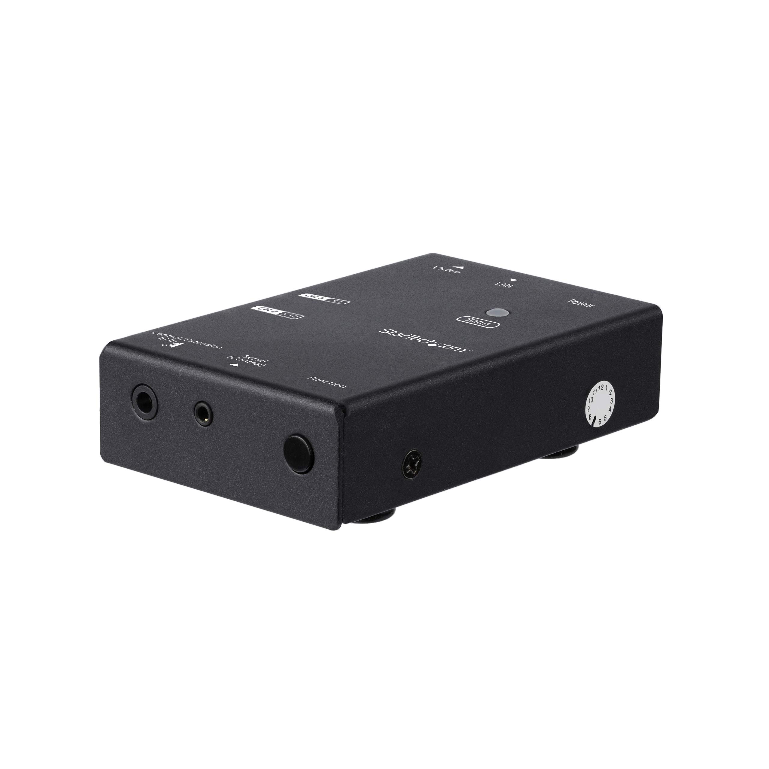 StarTech.com HDMI Over IP Extender Kit - Advanced Compression - Transmitter & Receiver, TAA (ST12MHDLNHK)
