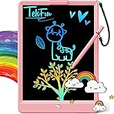 TEKFUN LCD Writing Tablet Doodle Board, 10inch Colorful Drawing Pad for Kids, Mess Free Coloring for Toddlers, Toys Gifts for