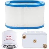 Dtomi Spin-On Oil Filter Diesel Filter Set, 1492513 | Air Fuel Filter Kit Compatible with Cummins Onan Quiet Diesel 6000 7500 8000 Generator APU LF3591, FF236, 1402897, 1220833
