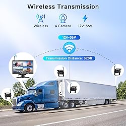 4 Channel Backup Camera for Car Truck Digital