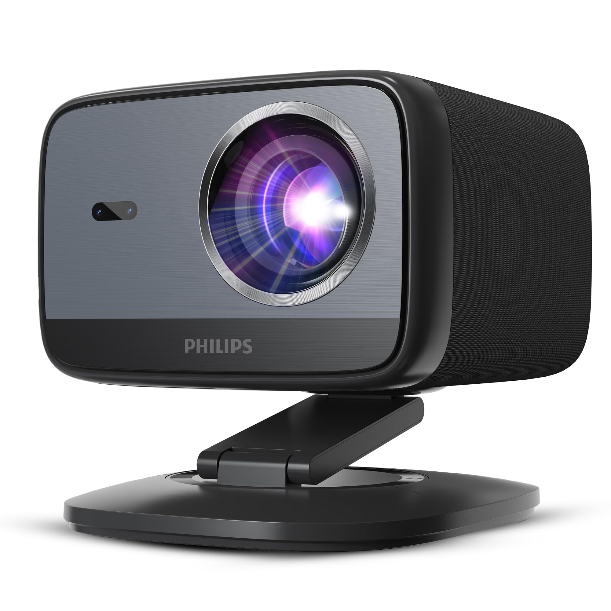 Photo 1 of ***MISSING REMOTE / POSSIBLY FOR PARTS CONSISTENTLY AUTO RE-FOCUSES*** Philips, Neopix 450 SMART, Home cinema projector, Full HD 1920 x 1080p, 500 Lumens AINSI, Google TV, LED light source, Mirror mode, Wi-FI 6, Stereo sound 2x5 watt, Black